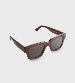 James Ay | Dandy Sunglasses | Transparent Brown Fashion + Beauty