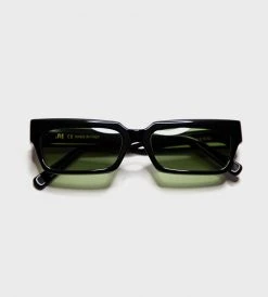 Jules Mila | Sunglasses | Black Frame With Green Lens New In Fashion