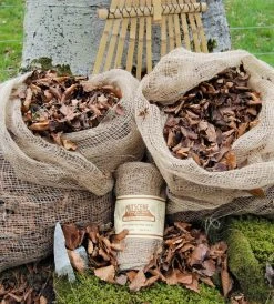 Nutscene Jute Leaf Sacks Homewares