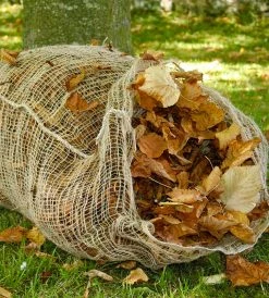 Nutscene Jute Leaf Sacks Homewares