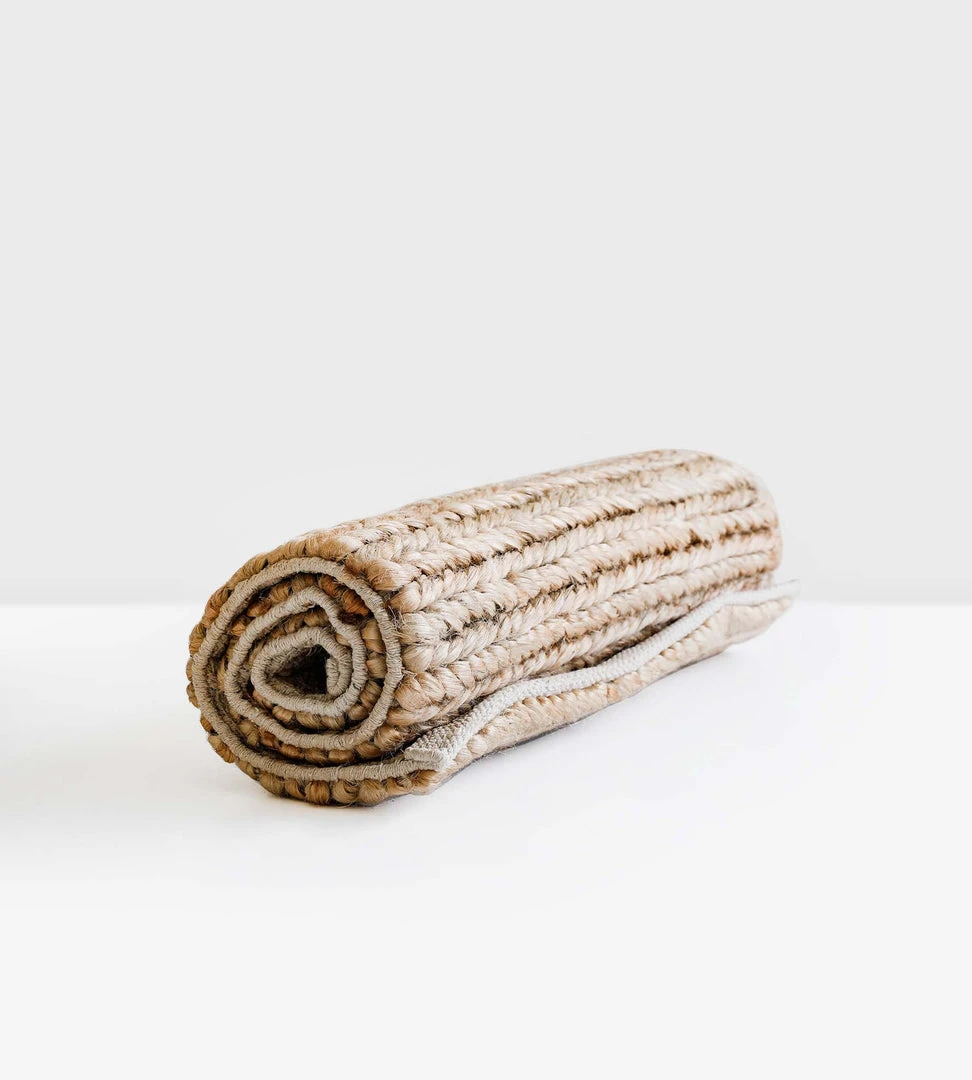 RAINE & HUMBLE Homewares Jute Mat Thick | Tail Brown
