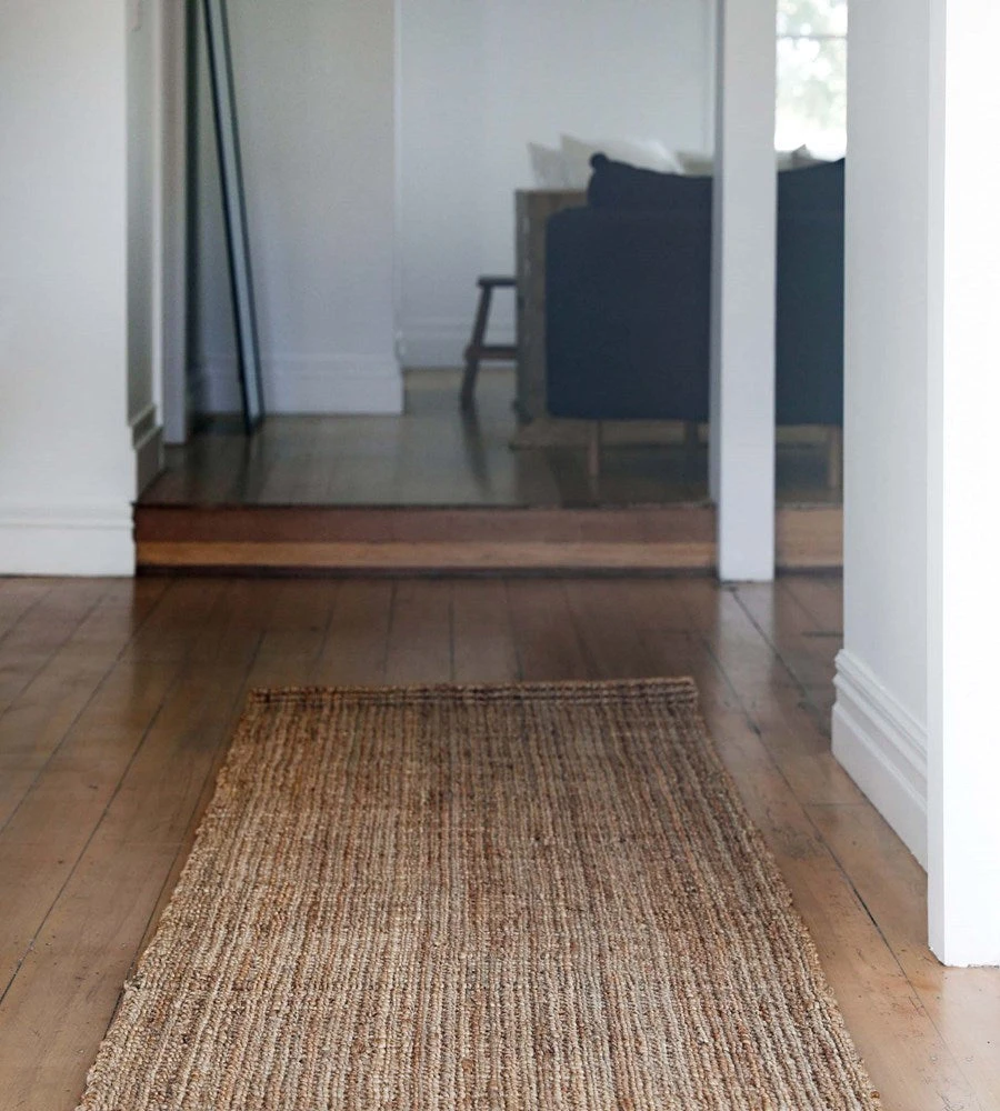 RAINE & HUMBLE Jute Runner Bubble | Natural Brown