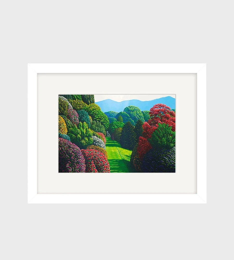 100% NZ Ltd Homewares Karl Maughan | Marchent Ridge Small Art Print | Framed | White