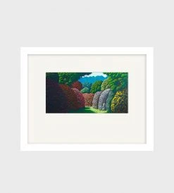 100% NZ Ltd Homewares Karl Maughan | Whenua Tapu Hills Small Art Print | Framed | White