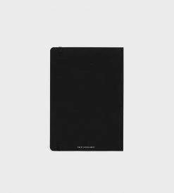 Karst | Hard Cover Notebook | A5 Ruled Black Homewares