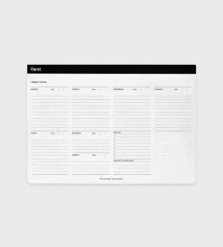 Homewares Karst | Weekly Desk Pad | A4