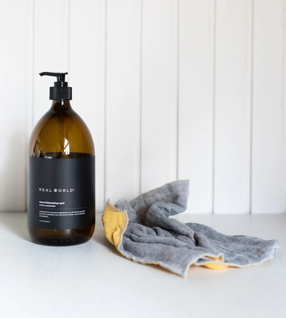 Father Rabbit Kitchenware Homewares R.I.B. Dishcloth | Tangerine