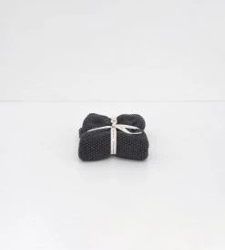 Bianca Lorenne Homewares Knitted Hand Towel | Charcoal