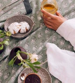 L&M Home | Porto Tablecloth | Sage