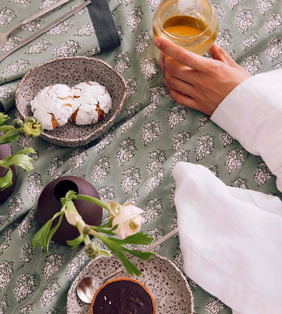 L&M Home | Porto Tablecloth | Sage