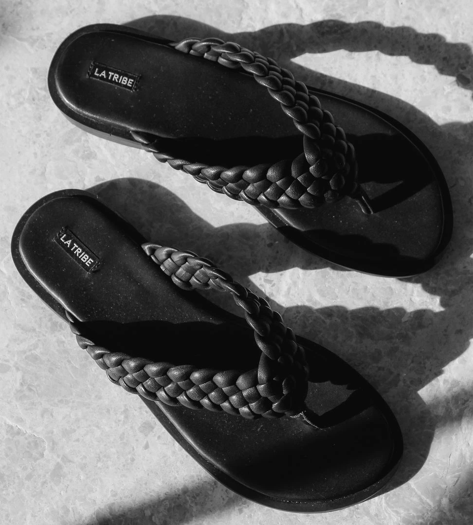 La Tribe | Braided Thong | Black Fashion + Beauty