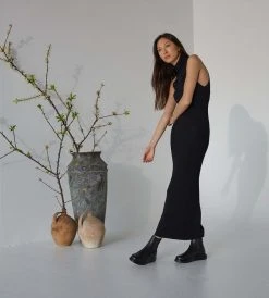 La Tribe | Lola Ankle Boot | Pebbled Black