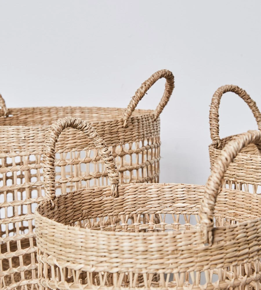 Papaya | Lally Loop Handle Basket