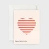 Lettuce | Card | Happy Mother's Day Red Stripe Heart