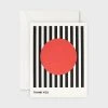 Gifting Lettuce | Card | Thank You Black Stripe
