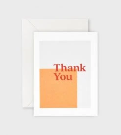 Lettuce | Card | Thank You Orange Square