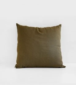 Father Rabbit Living Linen Cushion | Moss Homewares