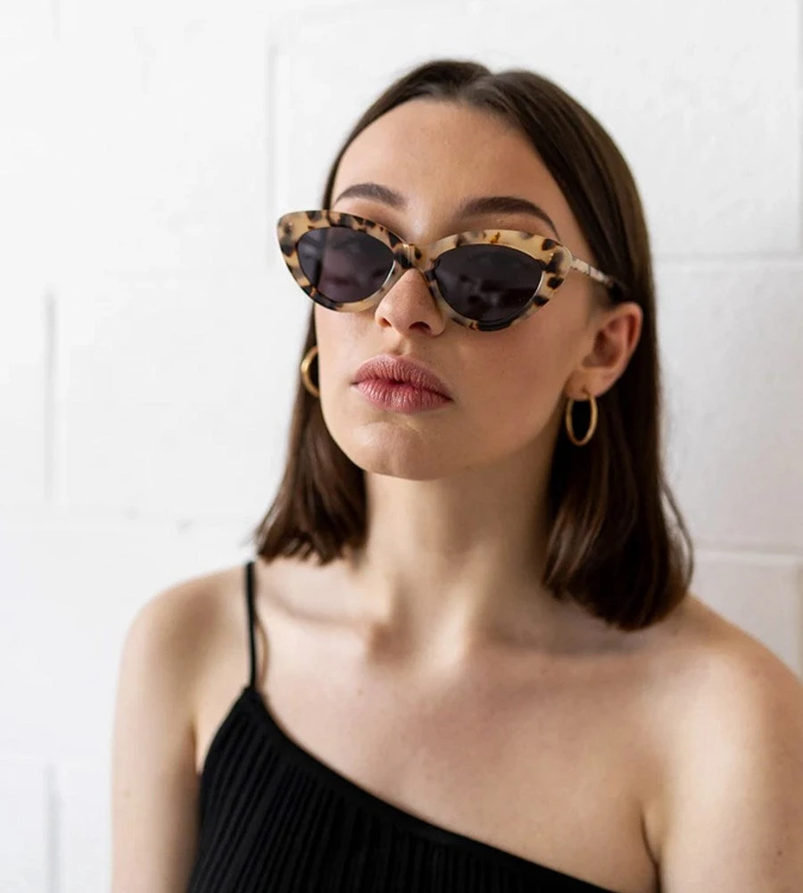 Fashion + Beauty Luv Lou | The Harley | Cream Tort