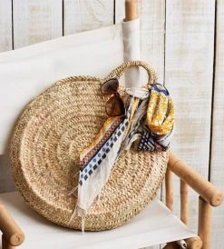 Epicure Trading Homewares Marrakesh | Round Market Basket With Sisal Handle