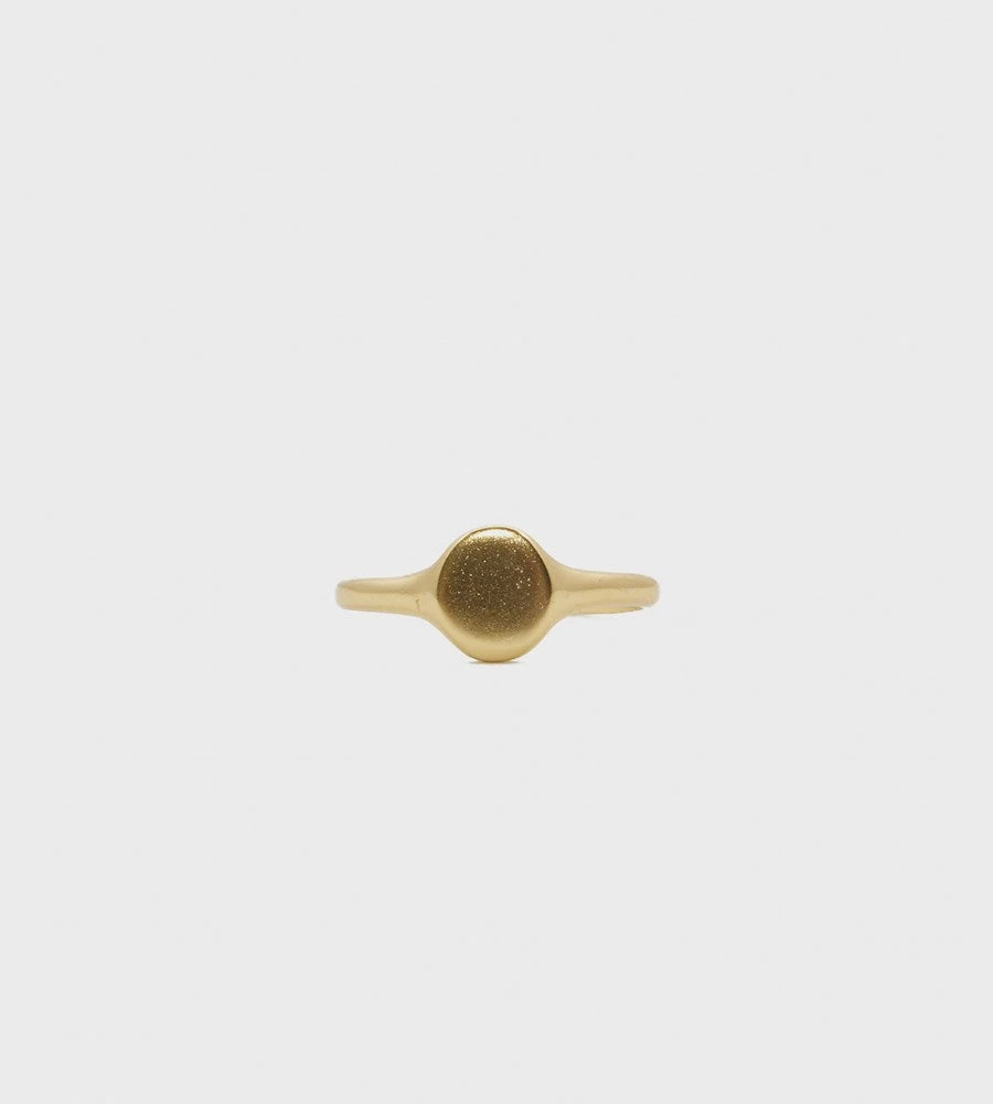 Mimi Et Toi | Little Oval Ring | Gold Fashion + Beauty