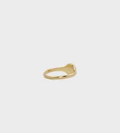 Mimi Et Toi | Little Oval Ring | Gold Fashion + Beauty