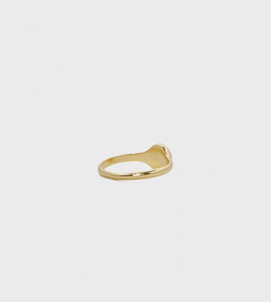 Mimi Et Toi | Little Oval Ring | Gold Fashion + Beauty