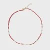 New Arrivals Mimi Et Toi | Mae Bead Necklace | Rouge