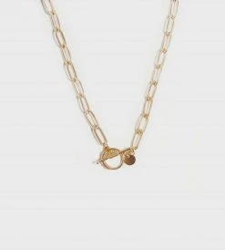 New Arrivals Mimi Et Toi | Satin Necklace | Brass Polished