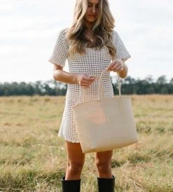 Fashion + Beauty Mimmi Terra | Eco Tote | Panna Cotta