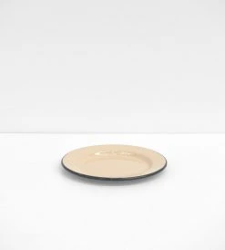 Father Rabbit Enamelware Mocha Enamel | Dinner Plate