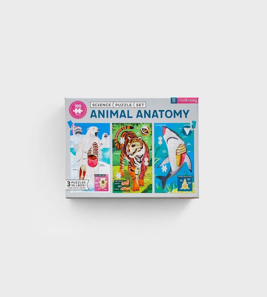 Mudpuppy | Animal Anatomy Science Puzzle Set