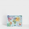 Mudpuppy | Map Of The World Puzzle | 78 Pieces Baby + Child