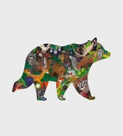 Mudpuppy | Woodland Forest 300 Piece Shaped Scene Puzzle Baby + Child