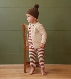Baby + Child Nature Baby | Scout Cardigan | Oatmeal Marl Chunky Knit