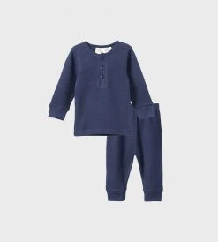 Nature Baby | 2Pc Long Sleeve Waffle Pyjamas | Night