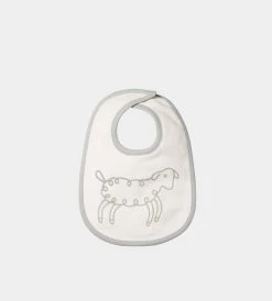 Baby + Child Nature Baby | Bib | Sea Blue Lamb Print