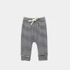 Nature Baby | Cotton Drawstring Pants | Navy Stripe Baby + Child