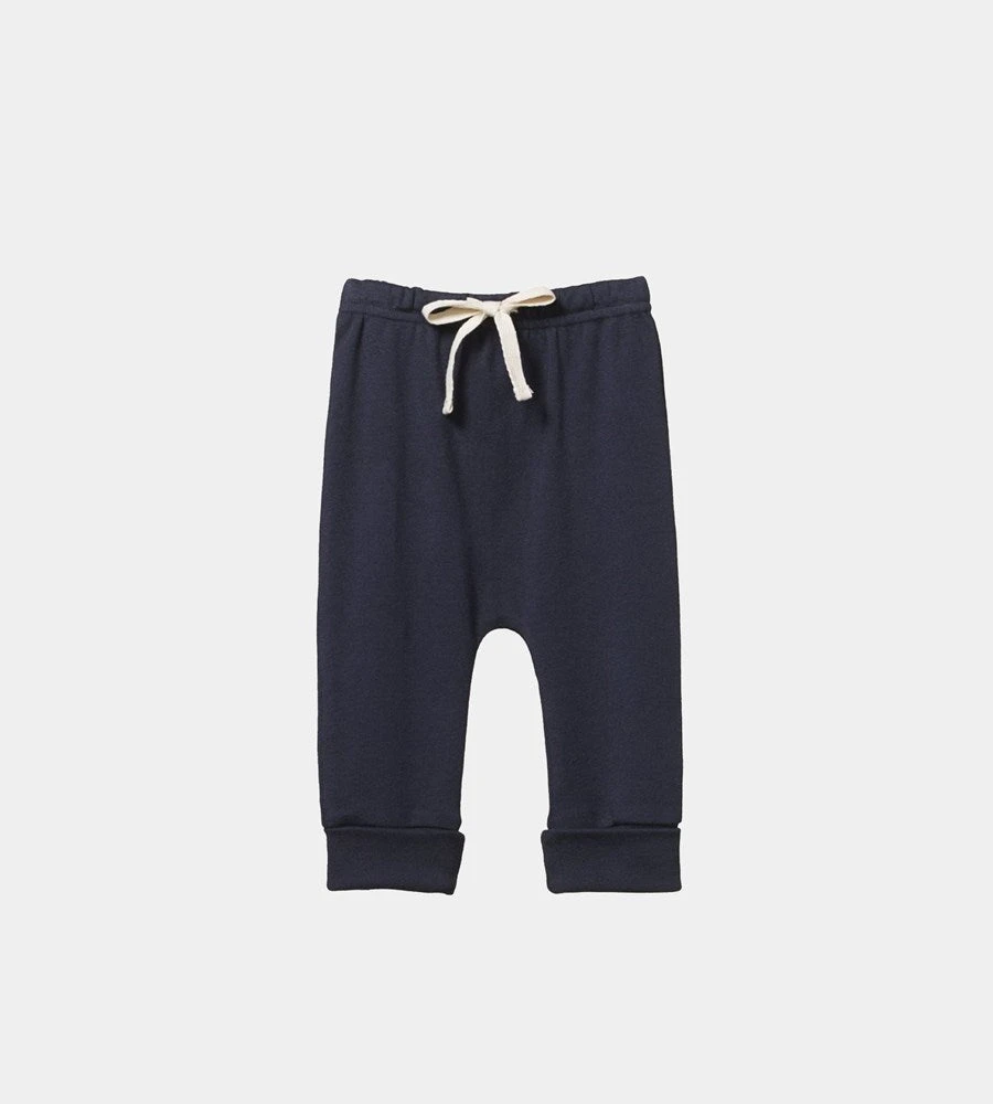Nature Baby | Cotton Drawstring Pants | Navy Baby + Child