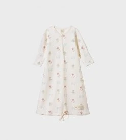 Nature Baby | Cotton Sleeping Gown | Nature Baby Print Baby + Child
