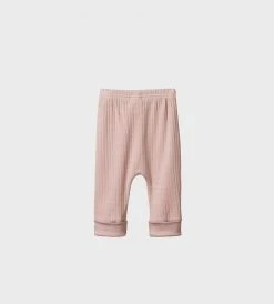 Baby + Child Nature Baby | Drawstring Pants Pointelle | Rose Bud