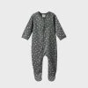 Nature Baby | Dreamlands Suit | Mini Crescent Moon Grey Print