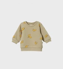 Nature Baby | Emerson Sweater | Oak Leaf Print Baby + Child
