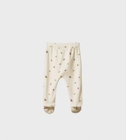 Nature Baby | Footed Rompers | Leaf Print