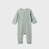 Nature Baby | Henley Pyjama Suit Pointelle | Moonrise