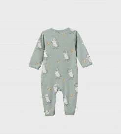 Nature Baby | Henley Pyjama Suit | Ruru Moonrise Baby + Child