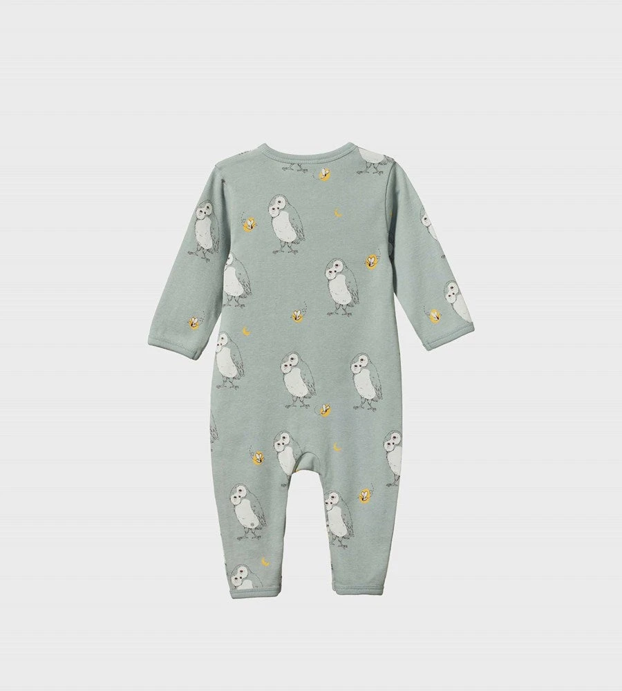 Nature Baby | Henley Pyjama Suit | Ruru Moonrise Baby + Child