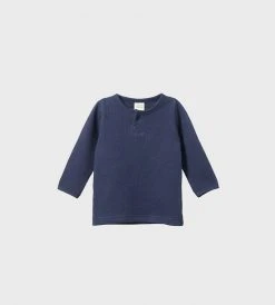 Nature Baby | Henley Tee Waffle | Night