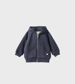 Baby + Child Nature Baby | Hoodie Sweatshirt Knit | Navy Marl