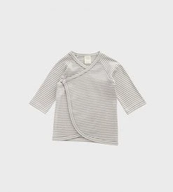 Baby + Child Nature Baby | Kimono Jacket | Grey Marle Stripe