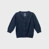 Nature Baby | Light Cotton Knit Cardigan | Navy